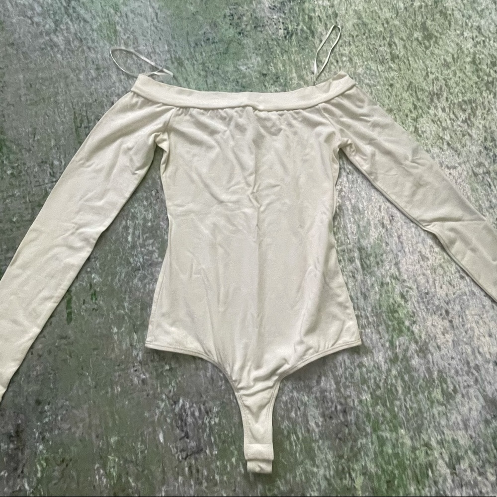 The Long-Sleeve Off Shoulder Bodysuit